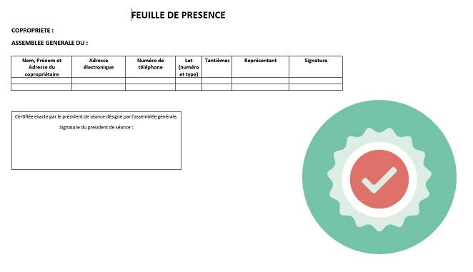 Préparer l’AG : la feuille de présence