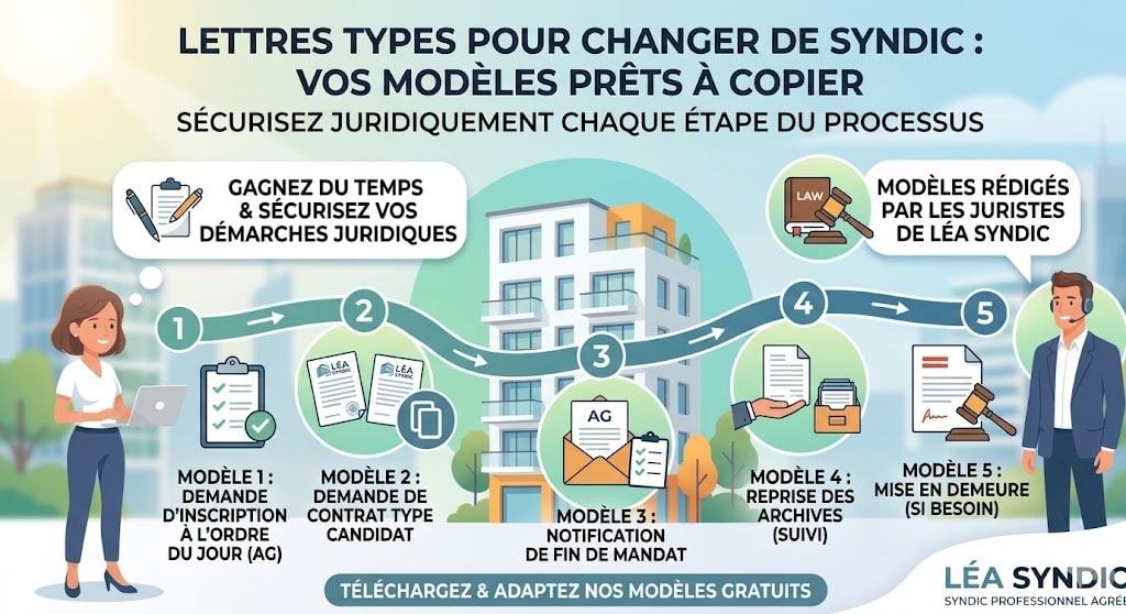 Lettre type pour changer de syndic de copropriété : modèles à copier