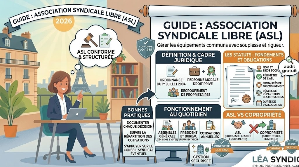 Association syndicale libre (ASL) : définition, statuts et fonctionnement