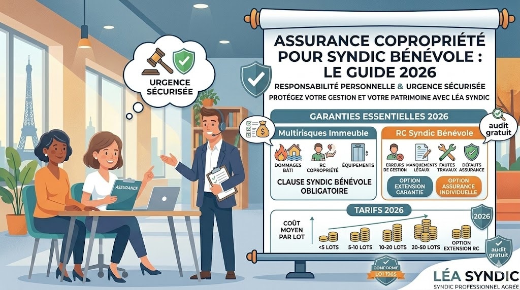 assurance copropriété syndic bénévole Protection copropriété pour syndic bénévole, guide 2026 avec garanties essentielles et assurance gra.