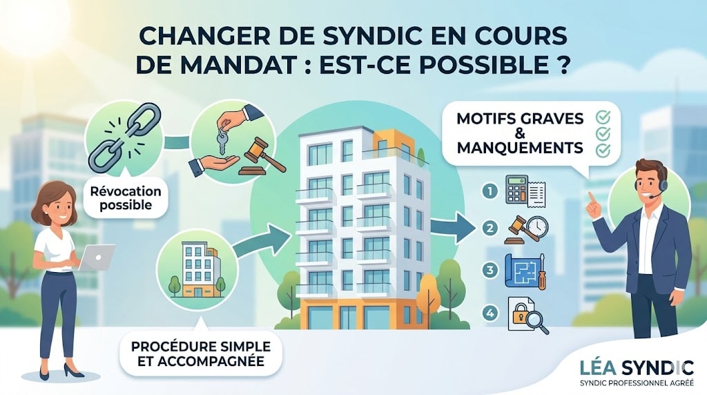 Changement de syndic : reprise des comptes et paiement des charges