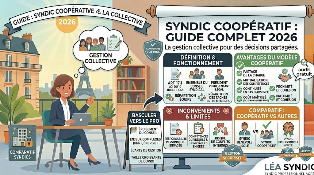 Syndic coopératif : avantages, inconvénients et comparatif 2026